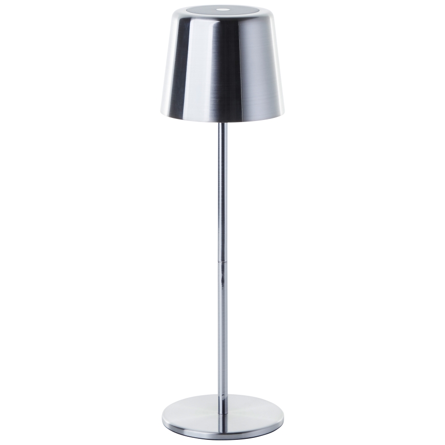Brilliant - LED vanjska dodirna lampa s prigušivanjem XAANA LED/4W/5V 3000/4000/6500K 2600 mAh IP44 sjajni krom