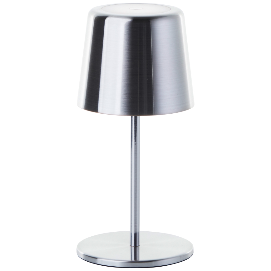 Brilliant - LED vanjska dodirna lampa s prigušivanjem XAANA LED/4W/5V 3000/4000/6500K 2600 mAh IP44 sjajni krom