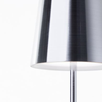 Brilliant - LED vanjska dodirna lampa s prigušivanjem XAANA LED/4W/5V 3000/4000/6500K 2600 mAh IP44 sjajni krom