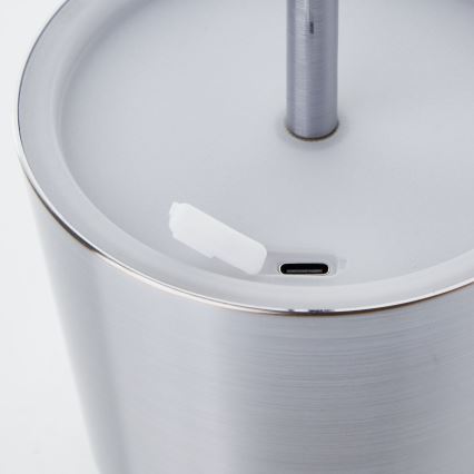 Brilliant - LED vanjska dodirna lampa s prigušivanjem XAANA LED/4W/5V 3000/4000/6500K 2600 mAh IP44 sjajni krom