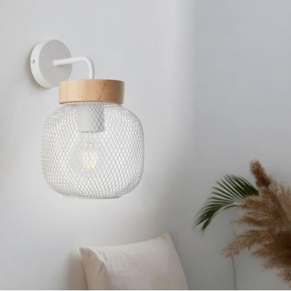 Brilliant - Zidna lampa GIADA 1xE27/40W/230V bijela