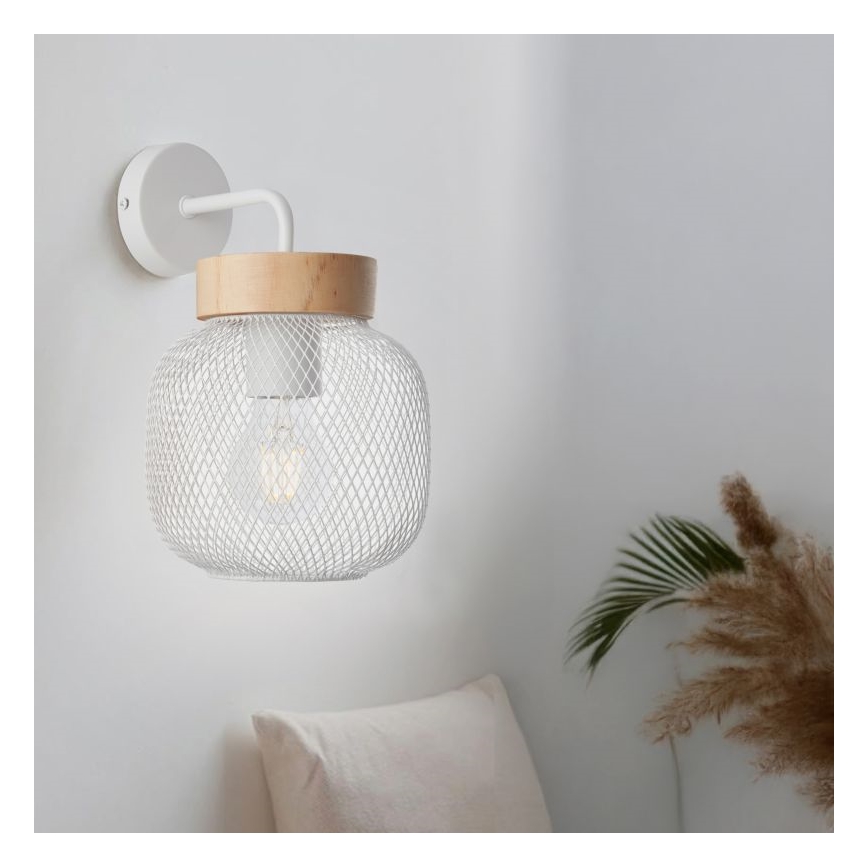 Brilliant - Zidna lampa GIADA 1xE27/40W/230V bijela