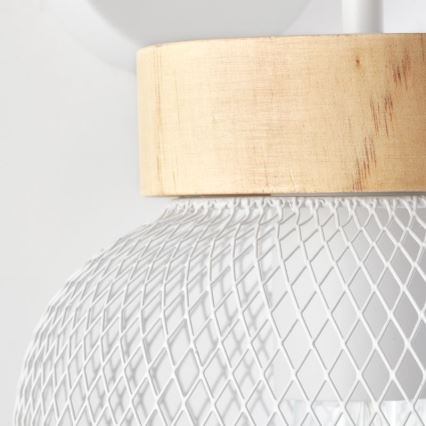 Brilliant - Zidna lampa GIADA 1xE27/40W/230V bijela