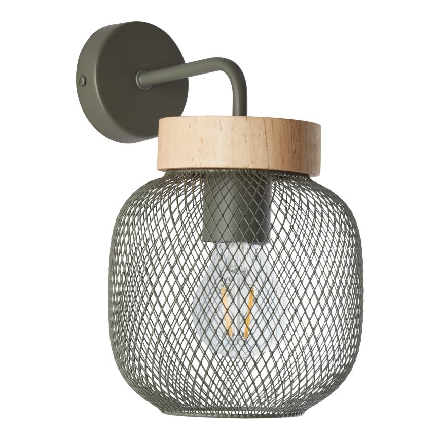 Brilliant - Zidna lampa GIADA 1xE27/40W/230V zelena - FSC certificirano