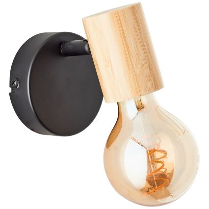 Brilliant - Zidna spot svjetiljka KERRY 1xE27/40W/230V bambus