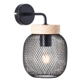 Brilliant - Zidna svjetiljka GIADA 1xE27/40W/230V crna