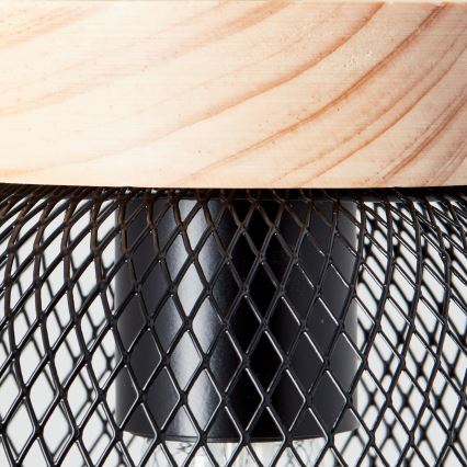 Brilliant - Zidna svjetiljka GIADA 1xE27/40W/230V crna