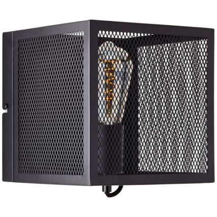 Brilliant - Zidna svjetiljka MAZE 1xE27/40W/230V crna