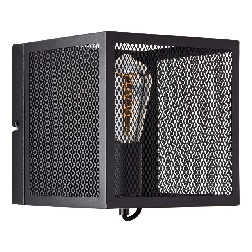 Brilliant - Zidna svjetiljka MAZE 1xE27/40W/230V crna