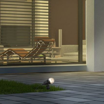 Brilo 3078-015 - LED vanjsko svjetlo TERRA 1xGU10/3W/230V IP44