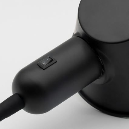 Brilo - Fleksibilni podna lampa 1xE27/10W/230V crna