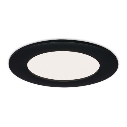 Brilo - SET od 3 LED ugradnih svjetala za kupaonicu FLAT LED/6W/230V IP44 crna