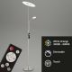 Brilo - LED Prigušiva podna lampa LED/29,5W/230V + LED/3,5W 3000-6000K + daljinski upravljač