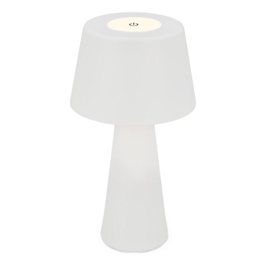 Brilo - LED Prigušiva punjiva vanjska stolna lampa LED/3,5W/5V IP44 bijela