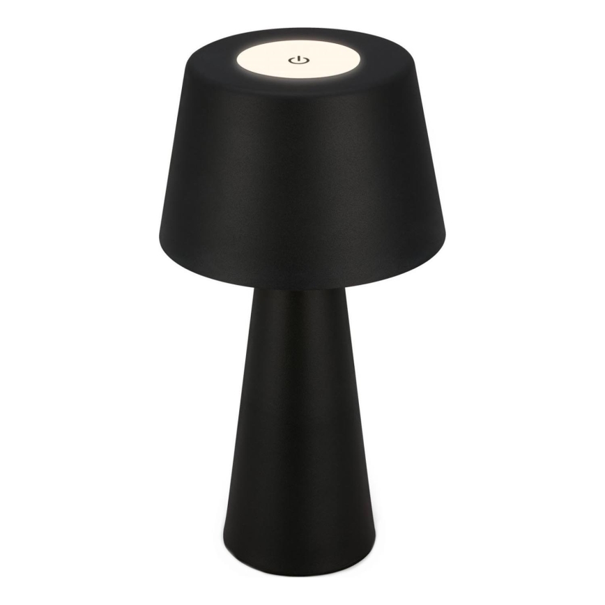 Brilo - LED Prigušiva punjiva vanjska stolna lampa LED/3,5W/5V IP44 crna