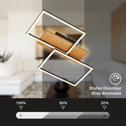 Brilo - LED prigušiva stropna svjetiljka CORNICE LED/30W/230V 3000K