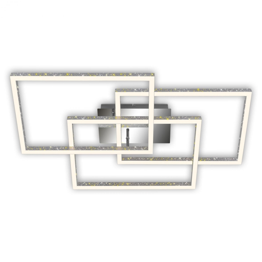 Brilo - LED Prigušiva stropna svjetiljka FRAME LED/57W/230V 3000K mat krom