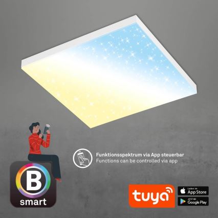 Brilo - LED Prigušiva stropna svjetiljka FRAMELESS LED/24W/230V 3000-6500K Wi-Fi Tuya + daljinski upravljač