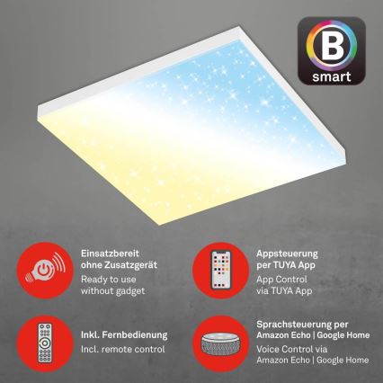 Brilo - LED Prigušiva stropna svjetiljka FRAMELESS LED/24W/230V 3000-6500K Wi-Fi Tuya + daljinski upravljač