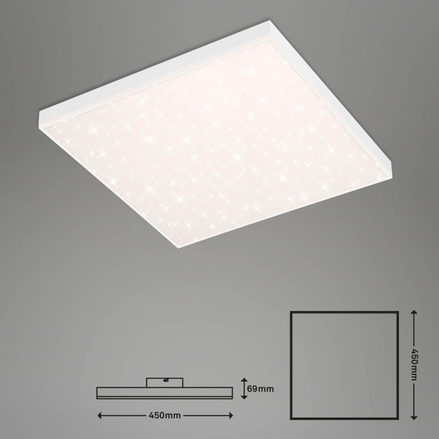 Brilo - LED Prigušiva stropna svjetiljka FRAMELESS LED/24W/230V 3000-6500K Wi-Fi Tuya + daljinski upravljač