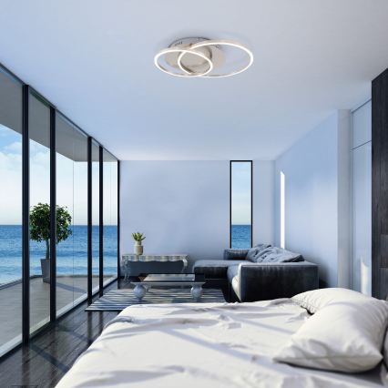 Brilo - LED prigušiva stropna svjetiljka FRAMES LED/14W/230V + LED/22W 3000K