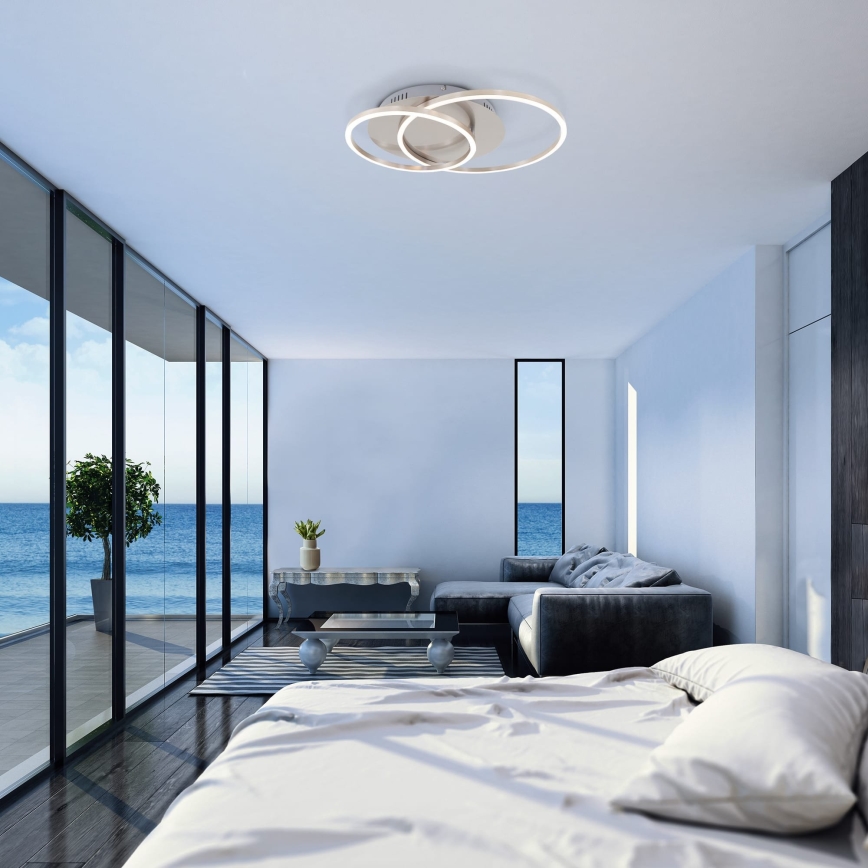 Brilo - LED prigušiva stropna svjetiljka FRAMES LED/14W/230V + LED/22W 3000K
