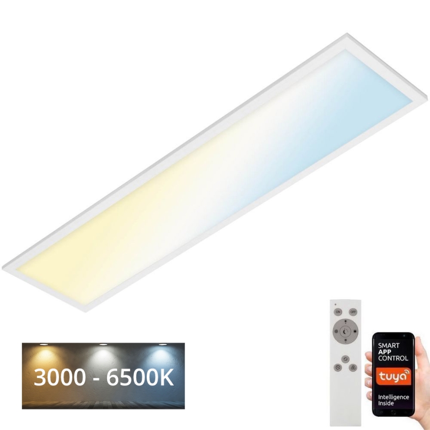 Brilo - LED Prigušiva stropna svjetiljka PIATTO LED/28W/230V 3000-6500K Wi-Fi Tuya + daljinski upravljač