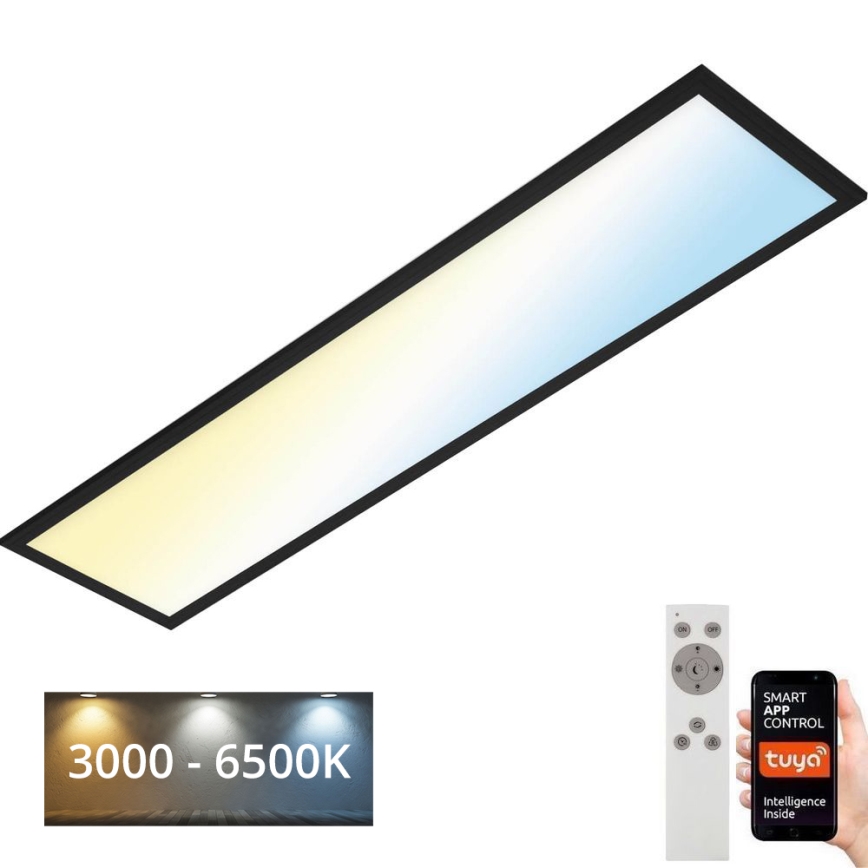 Brilo - LED Prigušiva stropna svjetiljka PIATTO LED/28W/230V 3000-6500K Wi-Fi Tuya + daljinski upravljač