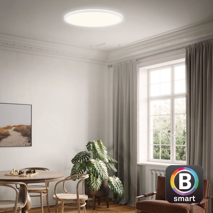 Brilo - LED Prigušiva stropna svjetiljka SLIM LED/22W/230V 2700-6500K Wi-Fi Tuya + daljinski upravljač
