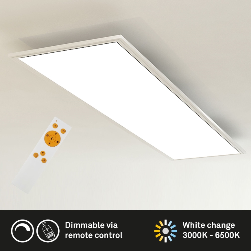 Brilo - LED Prigušiva stropna svjetiljka SLIM LED/24W/230V 3000-6500K 100x25 cm + daljinski upravljač