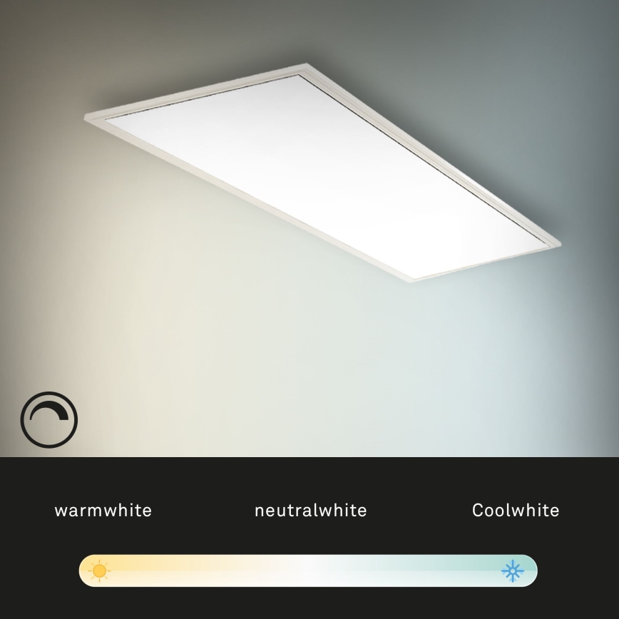 Brilo - LED Prigušiva stropna svjetiljka SLIM LED/24W/230V 3000-6500K 100x25 cm + daljinski upravljač