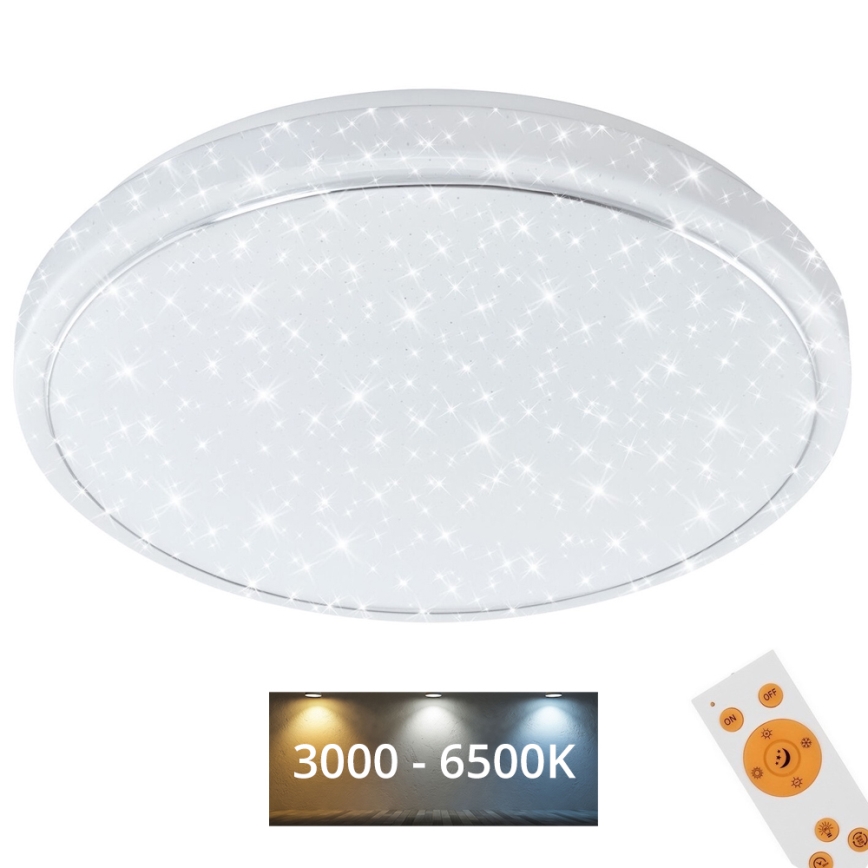 Brilo - LED Prigušiva stropna svjetiljka STARRY SKY LED/18W/230V 3000-6500K + daljinski upravljač