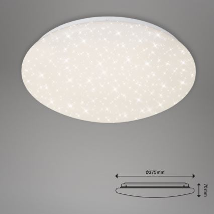 Brilo - LED Prigušiva stropna svjetiljka STARRY SKY LED/22W/230V 3000-6000K + daljinski upravljač