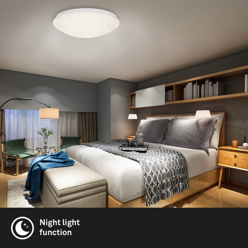 Brilo - LED Prigušiva stropna svjetiljka STARRY SKY LED/40W/230V 3000-6000K + daljinski upravljač