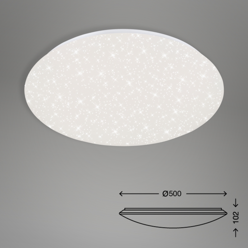 Brilo - LED Prigušiva stropna svjetiljka STARRY SKY LED/40W/230V 3000-6000K + daljinski upravljač