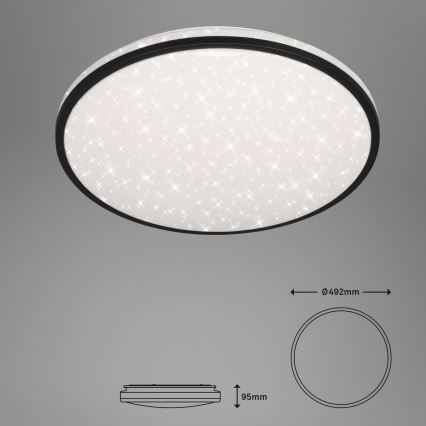 Brilo - LED Prigušiva stropna svjetiljka STARRY SKY LED/48W/230V 3000-6000K + daljinski upravljač