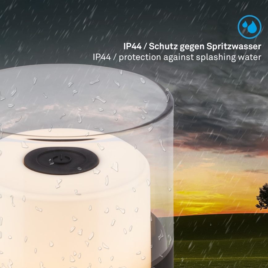 Brilo - LED prigušiva vanjska punjiva stolna lampa LILET LED/2W/5V IP44