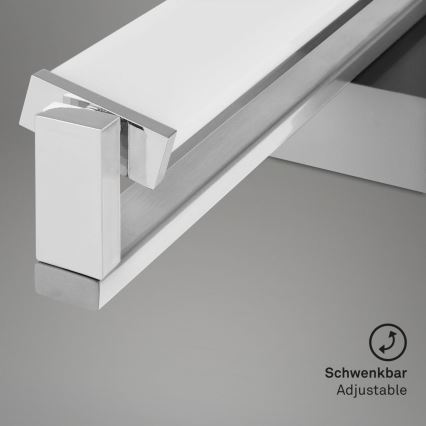 Brilo - LED Prigušiva zidna svjetiljka LED/18W/230V 2700-4000K srebrna