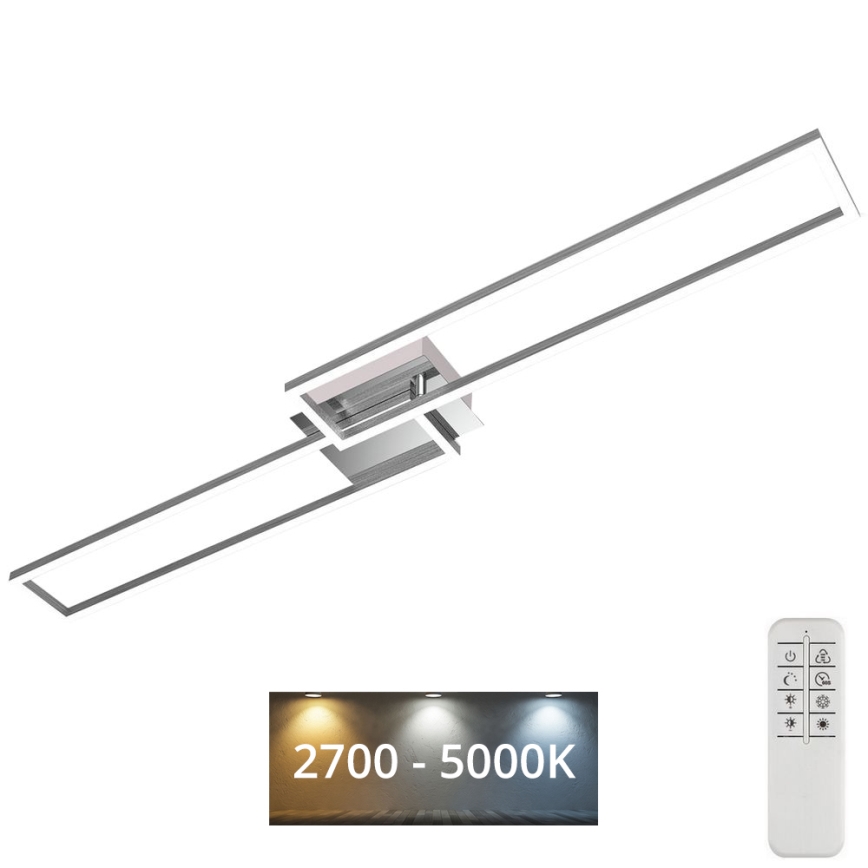 Brilo - LED Prigušivi nadgradni luster FRAME 2xLED/20W/230V 2700-5000K + daljinski upravljač