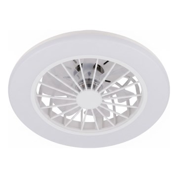Brilo - LED prigušivi stropni ventilator PAFO LED/24W/230V 3000-6500K bijela + daljinski upravljač