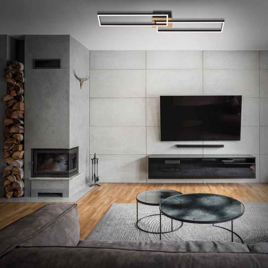 Brilo - LED stropna lampa s prigušivanjem FRAME 2xLED/20W/230V 2700-5000K + daljinski upravljač