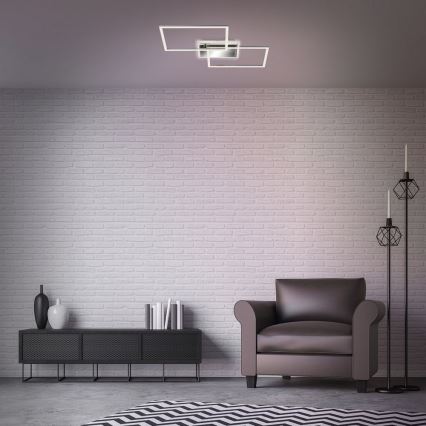 Brilo - LED stropna lampa FRAME s prigušivanjem 2xLED/20W/230V 2700-6500K + daljinski upravljač
