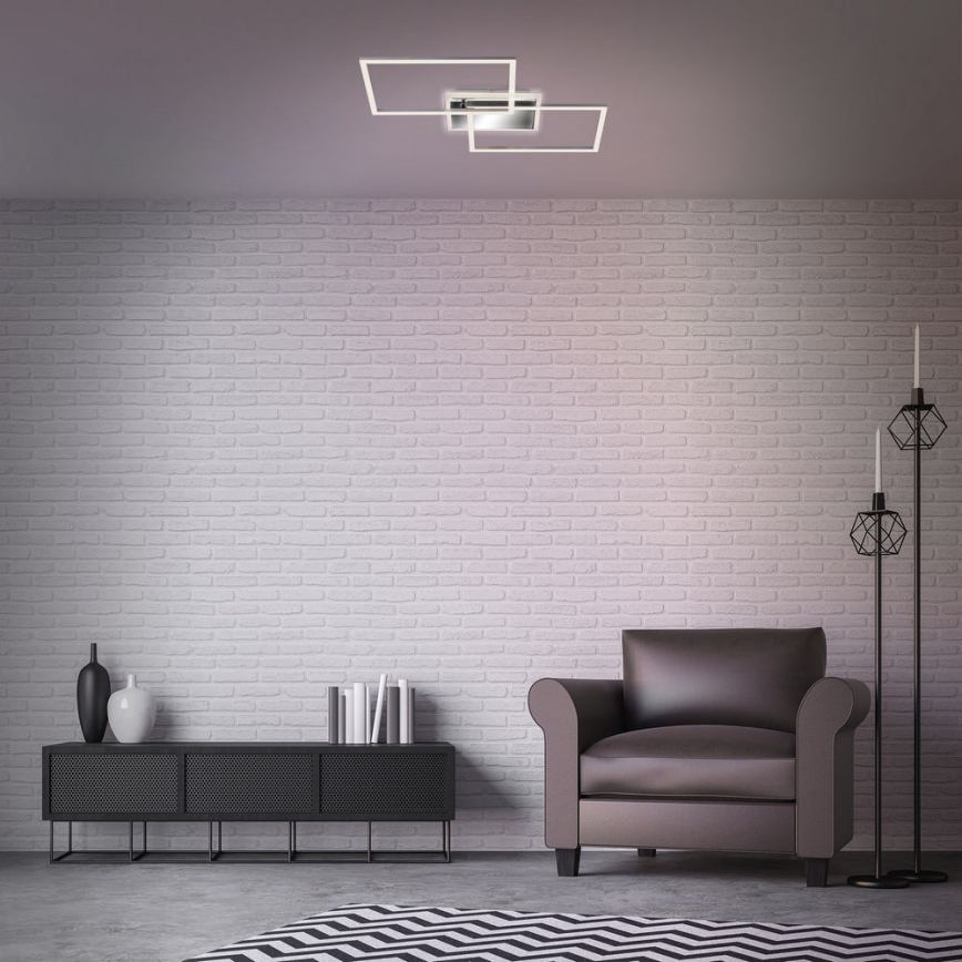 Brilo - LED stropna lampa FRAME s prigušivanjem 2xLED/20W/230V 2700-6500K + daljinski upravljač