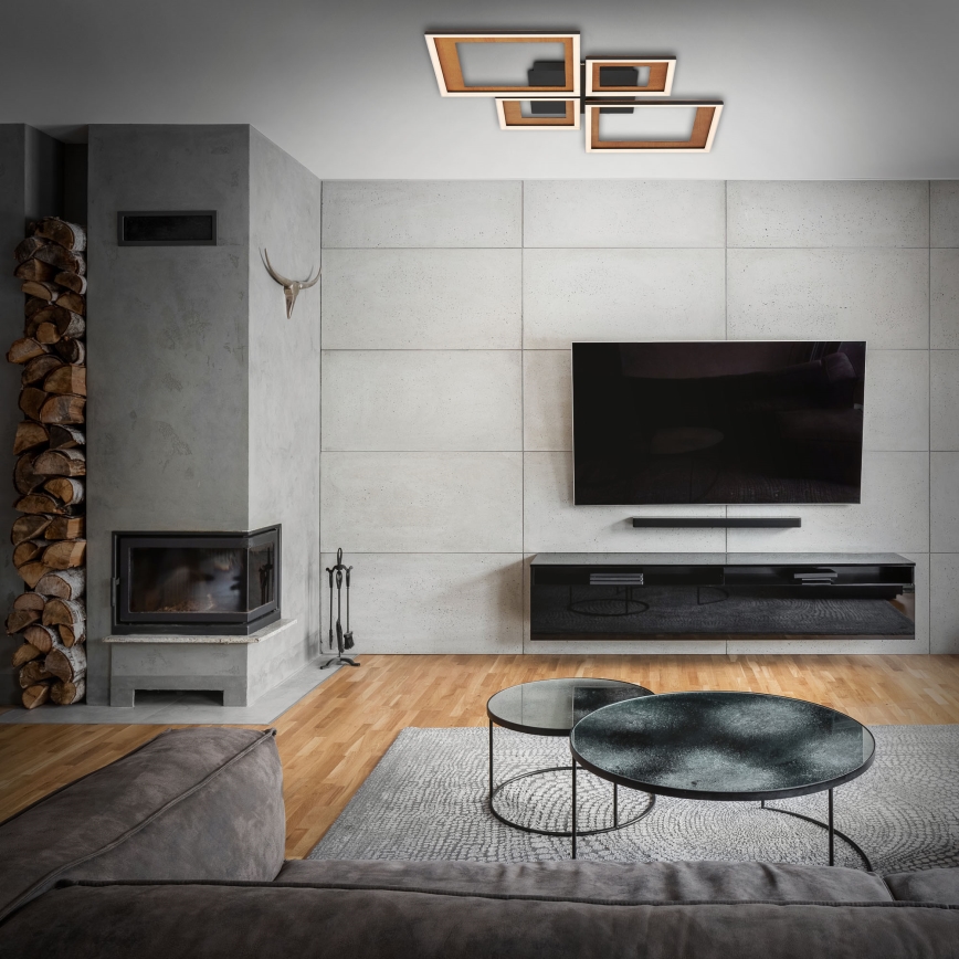 Brilo - LED stropna lampa s prigušivanjem FRAME LED/38W/230V