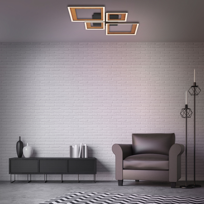 Brilo - LED stropna lampa s prigušivanjem FRAME LED/38W/230V