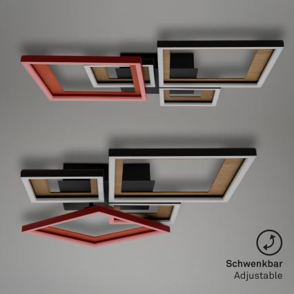 Brilo - LED stropna lampa s prigušivanjem FRAME LED/38W/230V