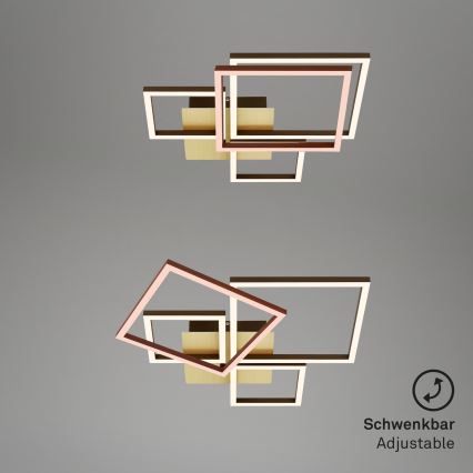 Brilo - LED stropna lampa s mogućnošću prigušivanja FRAME LED/44W/230V