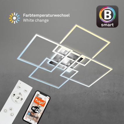 Brilo - LED stropna lampa FRAME LED/50W/230V 2700-6500K Wi-Fi Tuya + daljinski upravljač