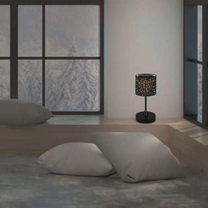 Brilo - LED vanjska stolna lampa s mogućnošću prigušivanja, punjiva LOLE LED/3W/5V 2000mAh IP44 crna