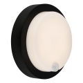 Brilo - LED punjivo vanjsko zidno svjetlo sa senzorom LED/4W/5V 4400 mAh IP44 crno